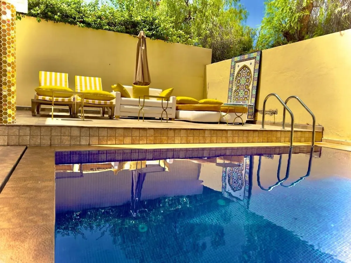 בית נופש מרקש Villa Marracash 17M Mosaic Pool מרוקו